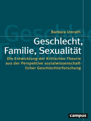 cover image of Geschlecht, Familie, Sexualität